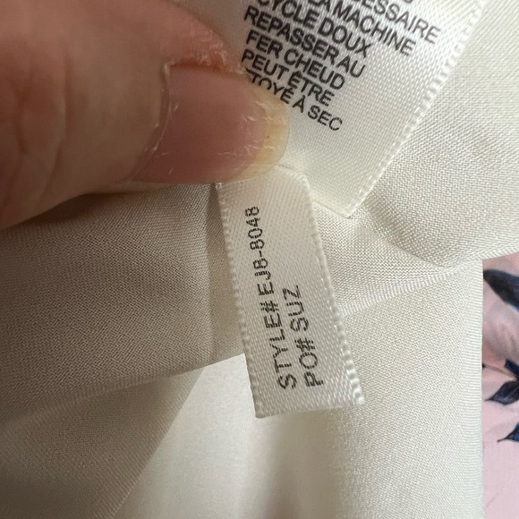 Eliza J Floral Ruffle A Line Dress Blush Pink Size 2 - Picture 9 of 9